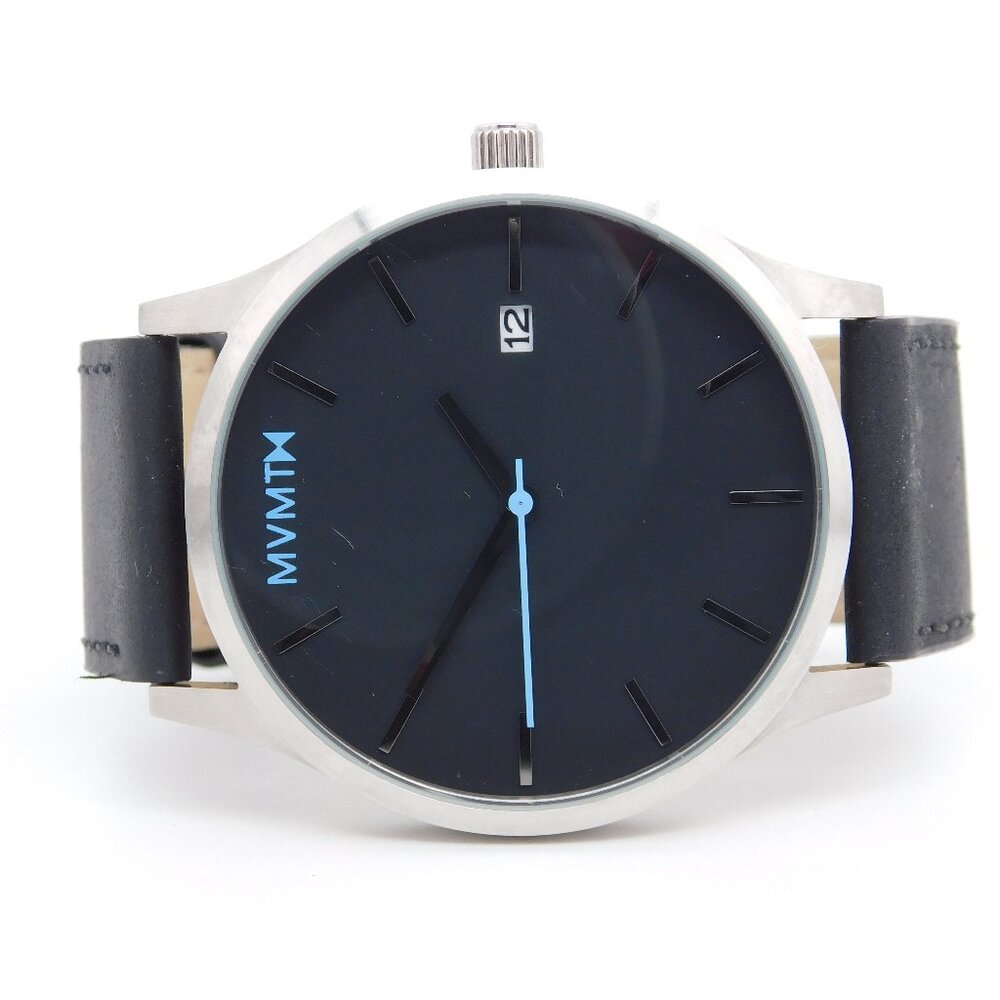 MVMT Genuine Leather Quartz Analog Men's Watch New Battery